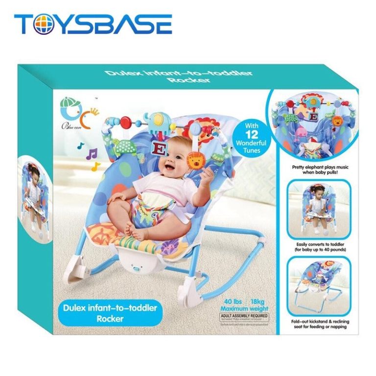 Baby Bouncers / Chairs with vibration and music Cuteably Baby Bouncers
