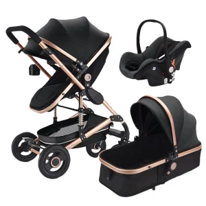 9 in 1 Pram Bassinet with Push Chair Set baby pram stroller